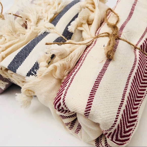 Turkish Bath Beach Hamam Towels Organic Cotton NWT - Picture 5 of 8